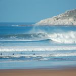 Surfing at Croyde Bay